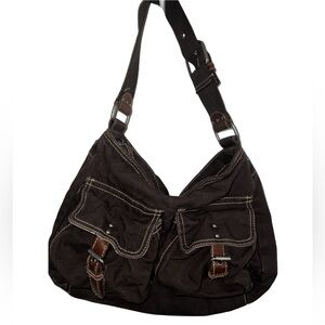 American Eagle Outfitters Y2K Brown Shoulder Bag